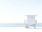 Beach Hut  Coastal 1 Art Print
