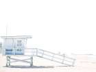 Beach Hut  Coastal 2 Art Print
