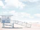 Hut Clouds Art Print