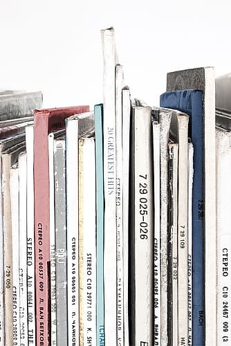 Stacked Coloured Music Print