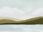 The Hills Landscape Print