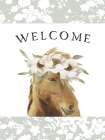 Floral Horse Flag 2 Art Print