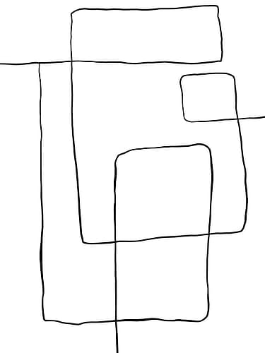 Crossroads Minimalist Print