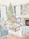 An Apartment At Christmas Art Print