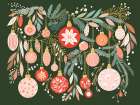 Holiday Florals Art Print