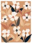 Abstract Floral 1 Art Print