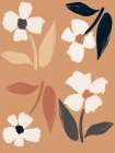 Abstract Floral 2 Art Print
