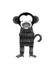 Speak No Evil Modern Art Print