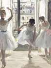 Ballet Class In Paris Art Print