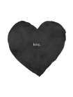 Black Heart Love Art Print