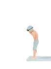 Boy Diving Art Print