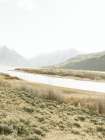 River Mountains Art Print