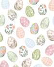 Easter Eggs Scattered Art Print
