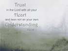 Trust In The Lord Art Print