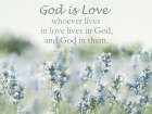 God Is Love Art Print