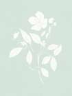 Green Floral 1 Art Deco Print
