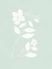 Green Floral 2 Modern Print