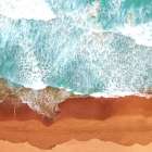 Earthy Beach Art Print