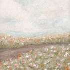 Pastel Oil Floral Fields Art Print