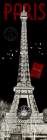 Paris Eiffel Tower Inverse Art Print