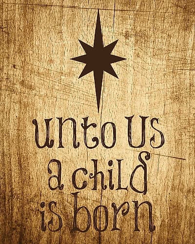 Unto Us Star 2 Art Print