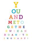 Colorful Eye Chart 2 Art Print