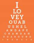 Colorful Eye Chart 3 Art Print