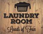 Laundry Natural 1 Art Print