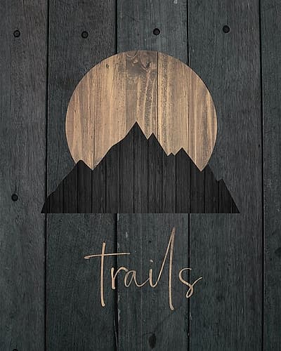 Wilderness Wood 01 Travel Print