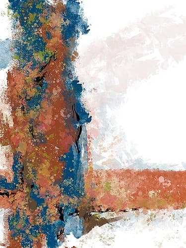 Sedona Swoosh 1 Art abstrait reproduction