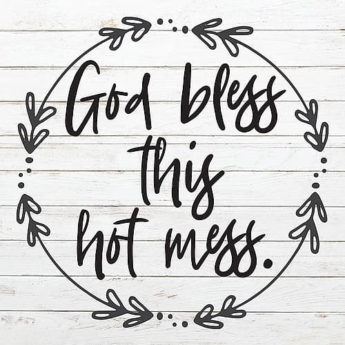 God Bless 1 Inspirational Print