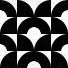 Oversized Abstracts BW 4 Black & White Print