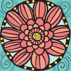 Whimsical Blossom 1 Art Print