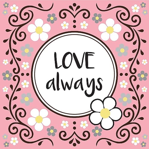 Whimsical Love Always Inspirant reproduction