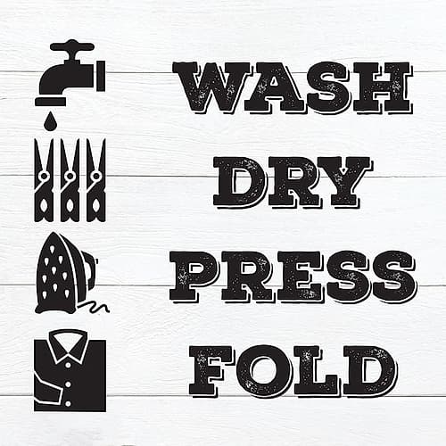 Laundry Steps Leisure Print
