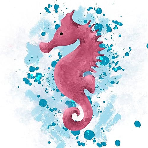 Seahorse 2 Art Print