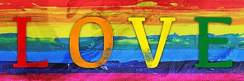 Rainbow Love Art Print