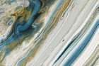 Azur Beauty In Gold Art Print