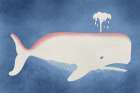 Big Blue Moby Art Print