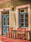 Outside Cafe 2 Art Print