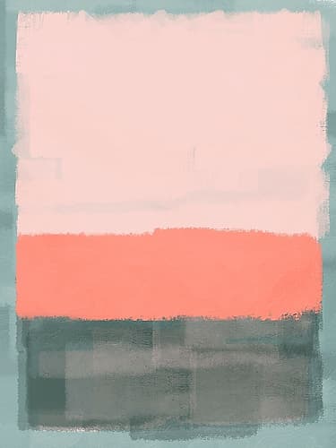Blush Streaks Art Print