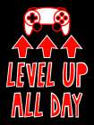 Level Up All Day Art Print