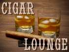 Cigar Lounge Drinks Art Print