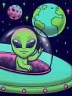 UFO Friend Art Print