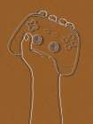 Gaming Lines 1 Art Print