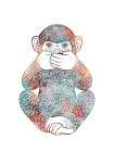 Speak No Evil V2 Art Print