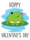 Hoppy Valentines Day Art Print