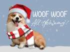 Woof Woof All The Way Art Print