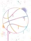 Graffiti Basketball Art Print