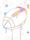 Graffiti Football Art Print